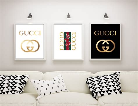 gucci wall art